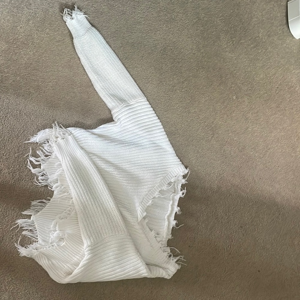 Shein White Sweater